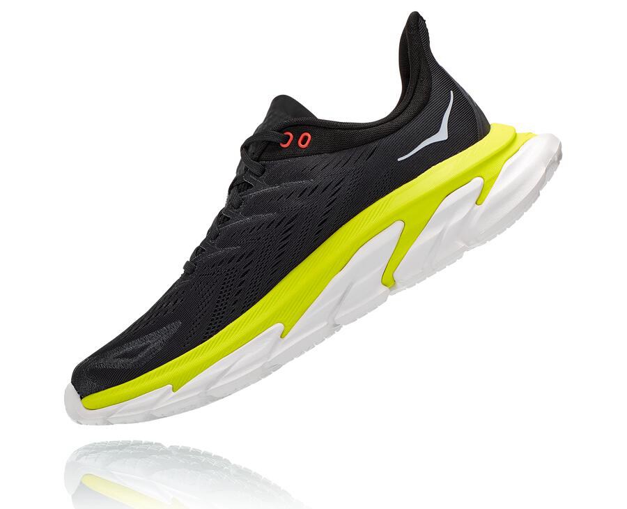 Tenis Hoka One One Hombre Negros - Clifton Edge - HUEV95714